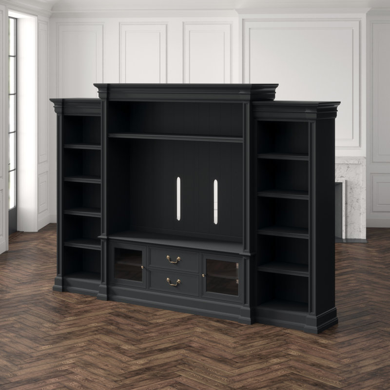 Hooker Furniture Clermont Solid Wood Entertainment Center for TVs up to